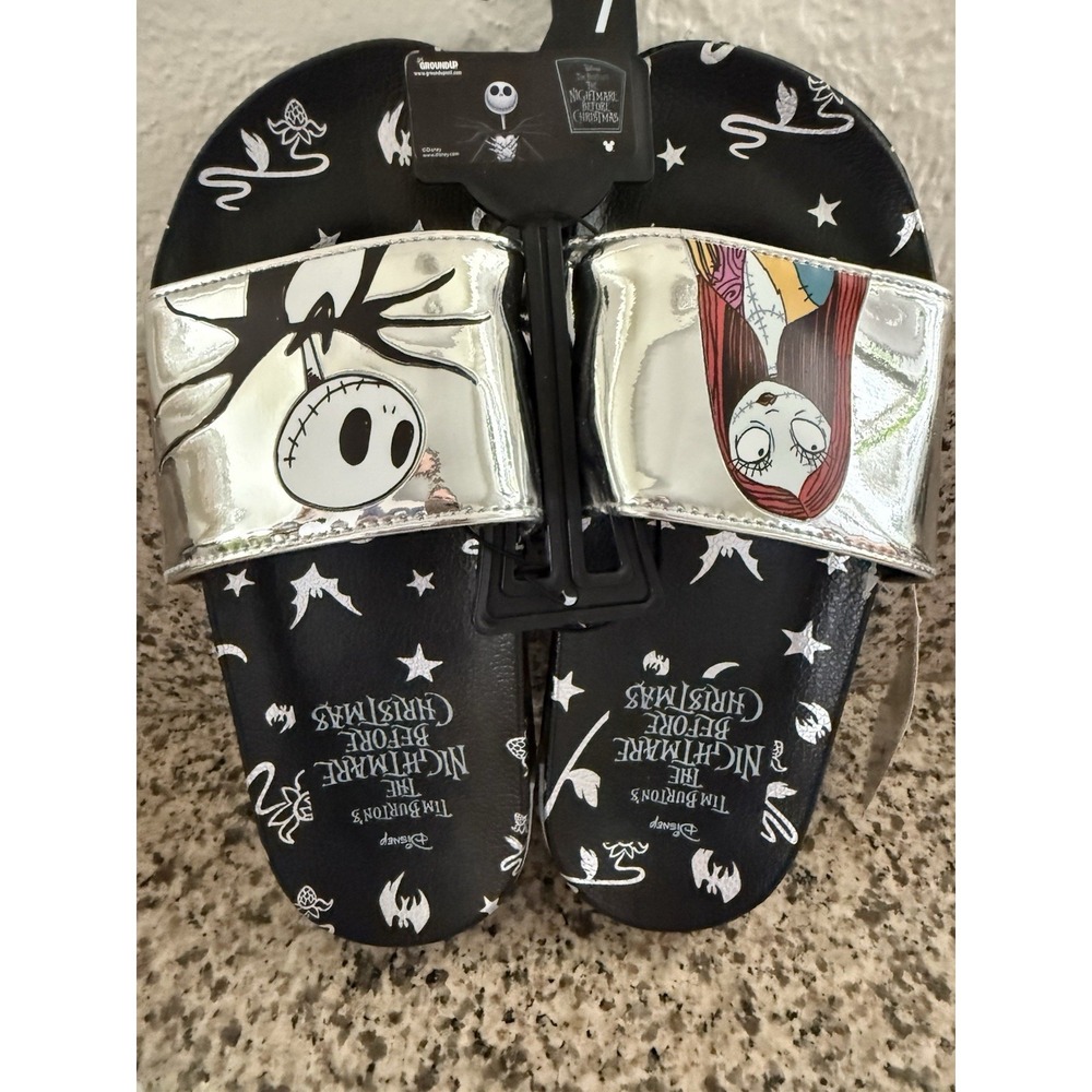 Brand New! Size 7 Women's Nightmare Before Christmas Slides